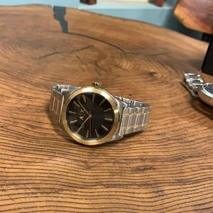 Armani Exchange stainless steel two tone watch
